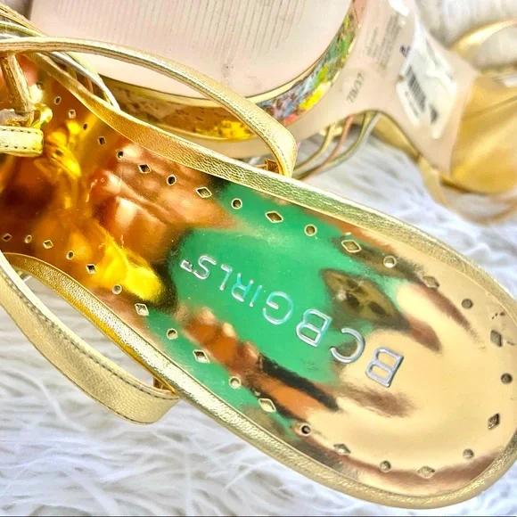 BCBGirls Gold Platform. - Picture 3 of 5